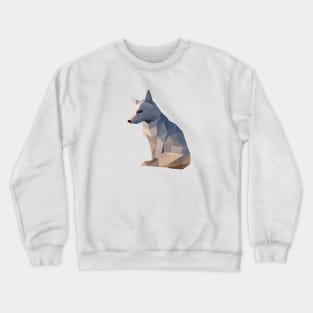 Geometric Arctic Fox Crewneck Sweatshirt